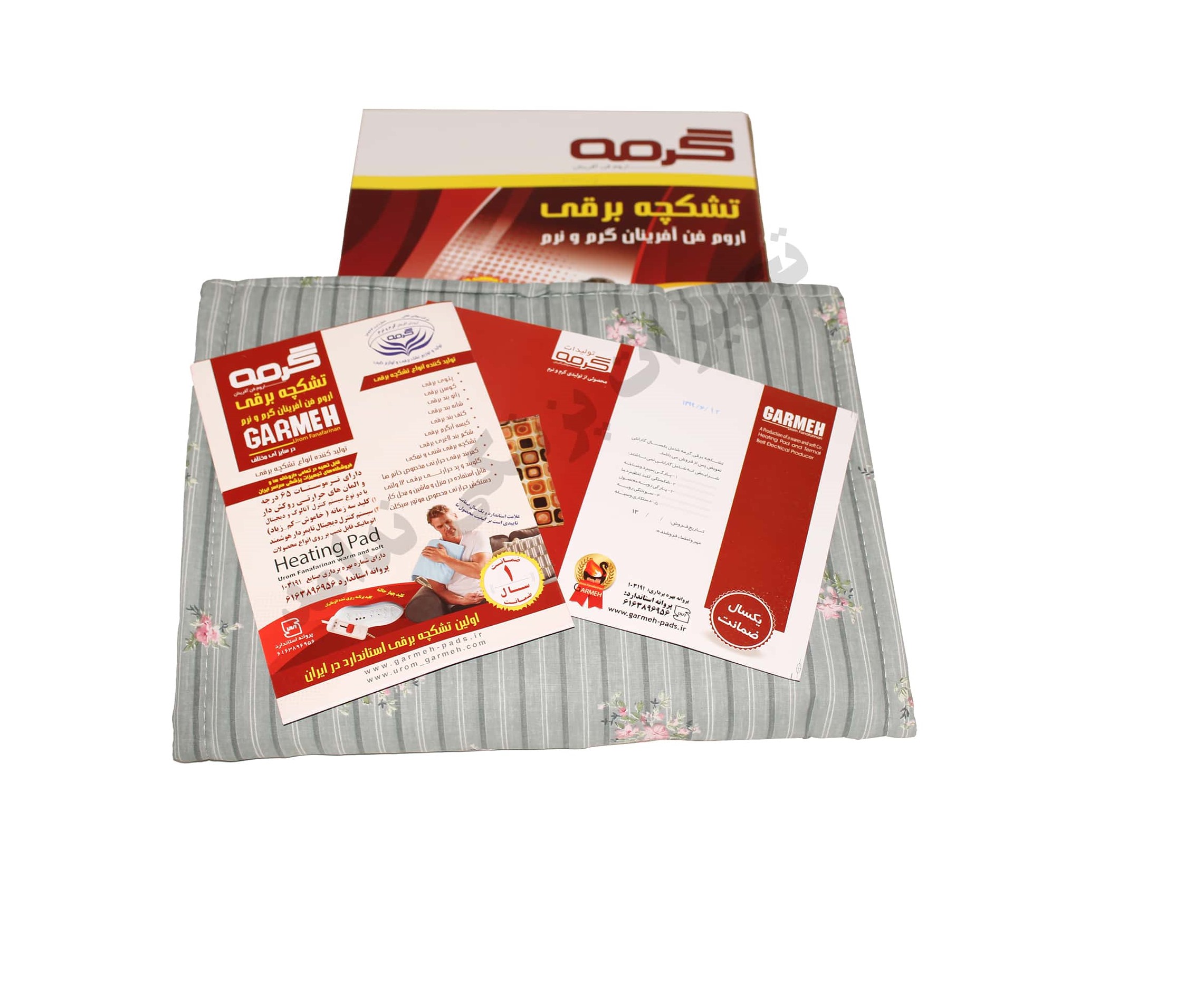تشک برقی 40*60 با کلید معمولی گرمه پارچه ای