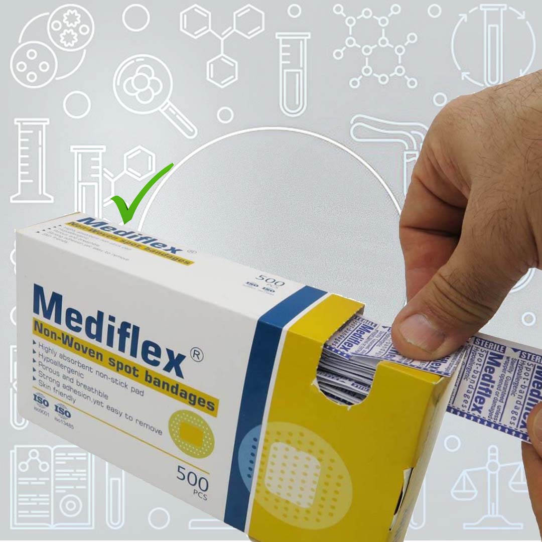چسب تزریق 500 عددی mediflex